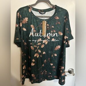 Bloom chic 14/16 brand new Autumn 🍂 short sleeve shirt.